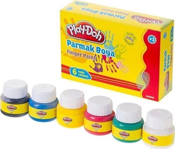 Play-Doh Parmak Boyası 30 Ml 6 Renk Parmak Boyası - Image 1