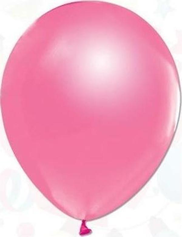 Nedi Balon Metalik Pembe 100 Adet Balon - Image 1