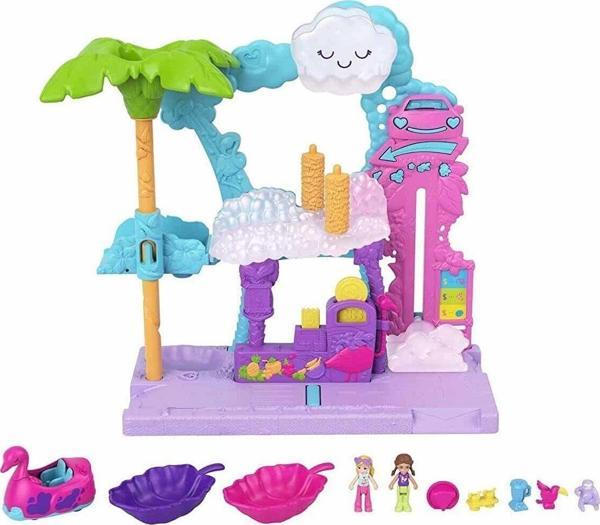 Polly Pocket Flamingo Araba Su Eğlencesi Seti - Image 1