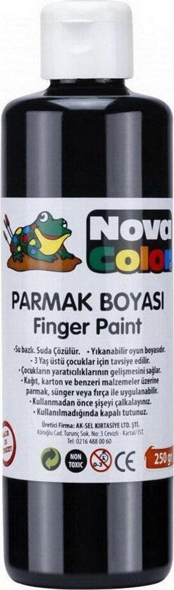 Nova Color Parmak Boyası 250 Gr Siyah - Image 1