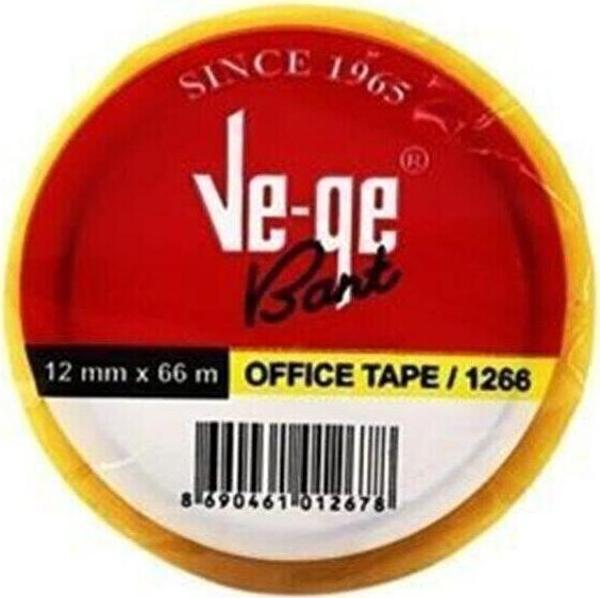 Ve-Ge Selefon Bant Offıce Tape 12mm X 66 Metre (6 Adet) - Image 1