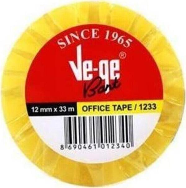 Ve-Ge Selefon Bant Offıce Tape 12x33 Metre (6 Adet Bant) - Image 1