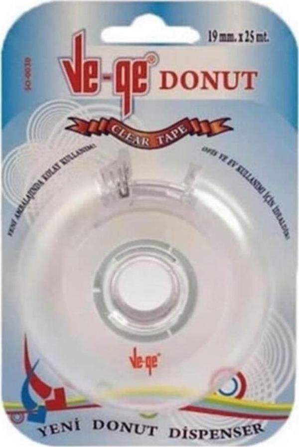 Ve-Ge Görünmez Bant Donut Soft 19 MM x 25 Metre - Image 1