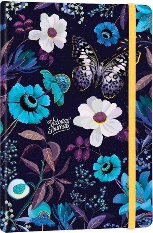 Victorias Journals 3454 Karizma Sert Kapak Lastikli Defter 9X14 cm 80 gr Krem 96 Yp Çizgili - Image 1