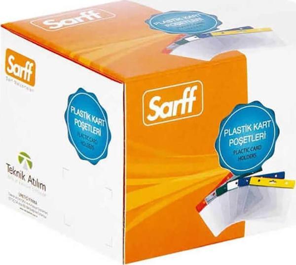 Sarff Kart Poşeti Yatay 7.5x9.5 CM Şeffaf (1 Paket 100 Adet) - Image 1