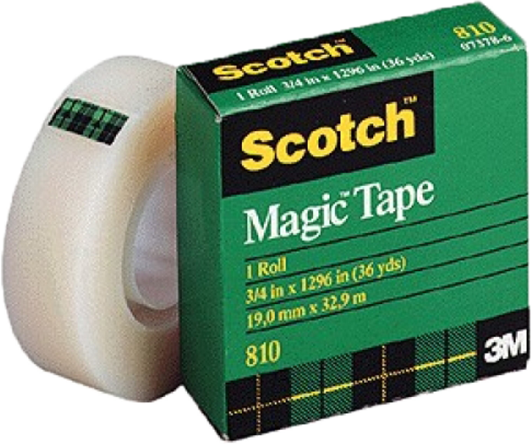 Scotch Görünmez Bant Magic 19 MM x 33 Metre (4 Lü Paket) - Image 1