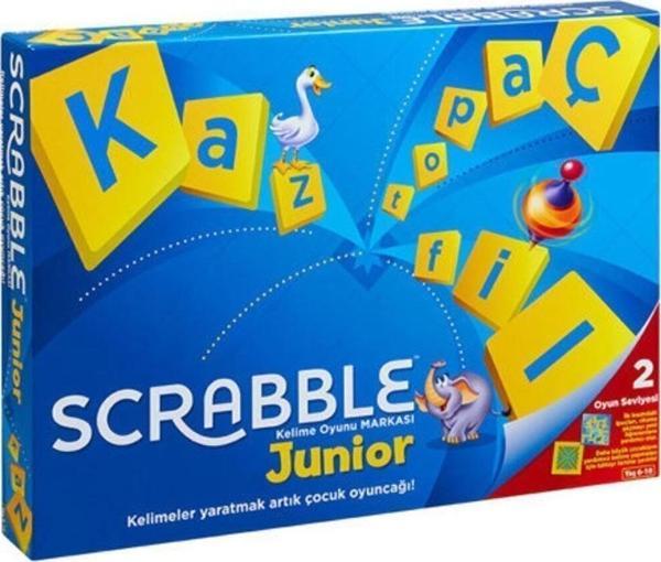 Scrabble Junior Türkçe Kutu Oyunu Mattel Games - Image 1