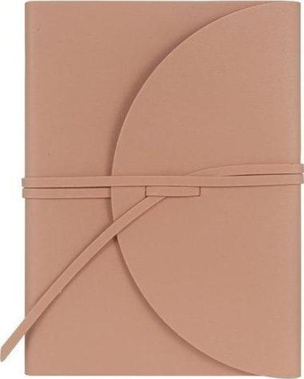 Victorias Journals 5505 Pella Defter A5 100 Gr 96 Yp Noktalı Gül Kurusu - Image 1