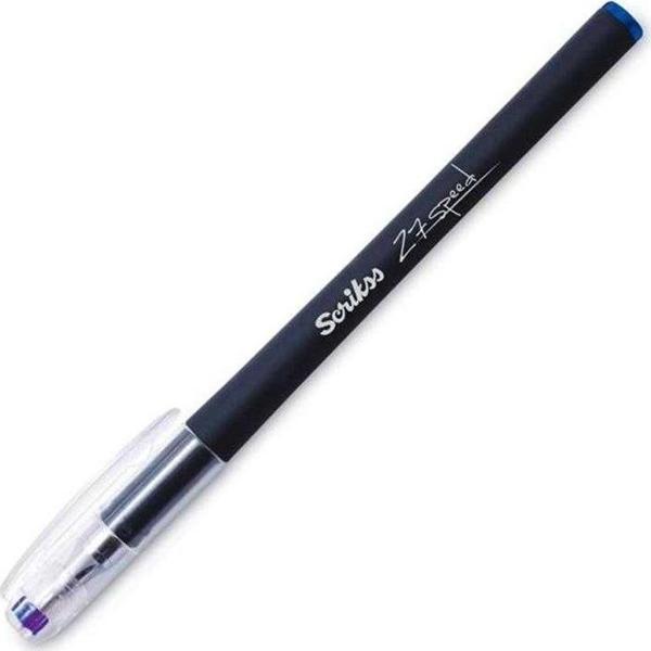 Scrikss Tükenmez Kalem Speed Jel 0.7 MM Mavi (12 Li Paket) - Image 1