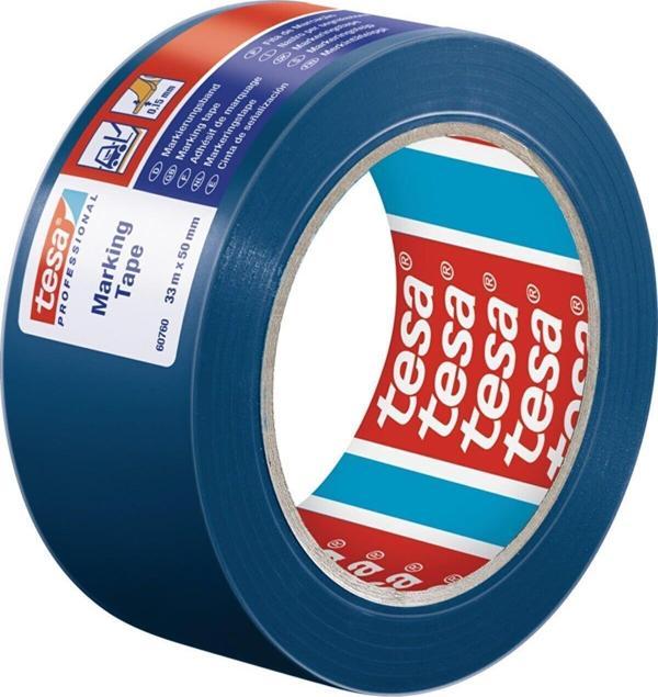 Tesa İkaz Bandı Yer İşaretleme Mavi 33 Metre x 50 MM - Image 1