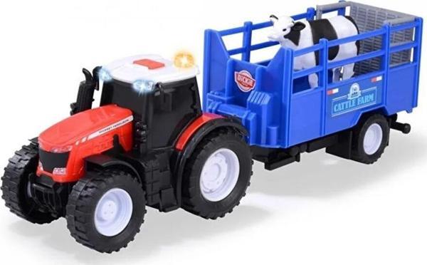 Dickie Massey Ferguson Animal Trailer Massey Ferguson Hayvan Taşıma Römorku - Image 1