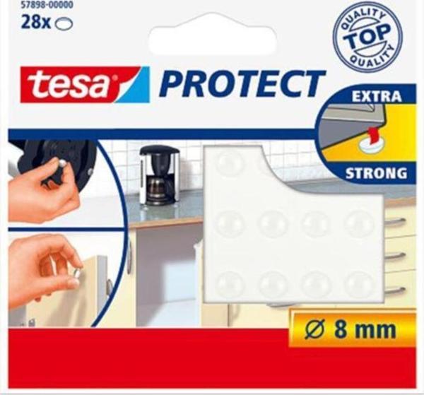 Tesa Ses Önleyici Pastil, Şeffaf   28 x 8mmØ - Image 1