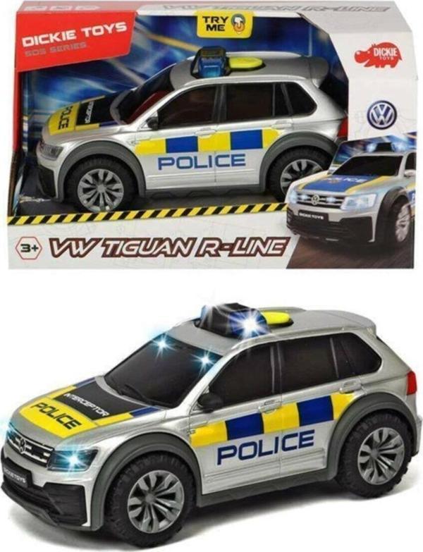 Simba Dickie Toys Işıklı ve Sesli Volkswagen Tiguan R-Line Polis Arabası 25 Cm - Image 1