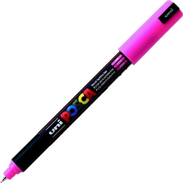 Uni-Ball Markör Boyama Posca Su Bazlı Poster 0.7 MM Pembe (6 Lı Paket) - Image 1