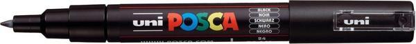 Uni-Ball Markör Boyama Posca Su Bazlı Poster 0.7 MM Siyah (6 Lı Paket) - Image 1