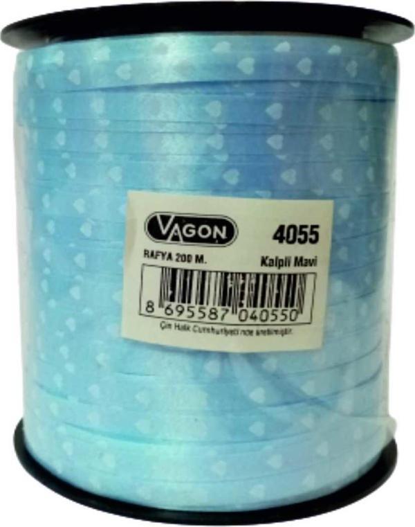 Vagon Rabant (Rafya) 5 MM x 200 Metre Kalpli Mavi Rafya - Image 1