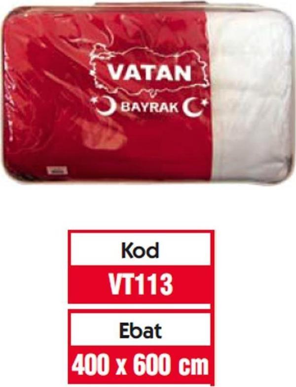 Vatan Bez Bayrak Türk %100 Polyester 400 x 600 - Image 1