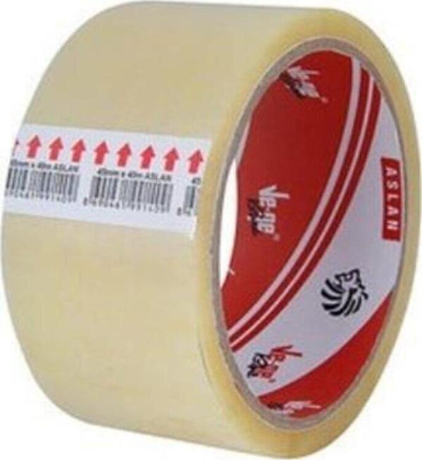 Ve-Ge Halı Bantı Aslan 80 Mm x 66 Metre Şeffaf (24 Adet) - Image 1