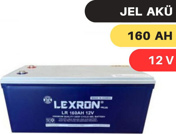 LEXRON 160A 12V JEL AKÜ ( 150A ) - Image 1