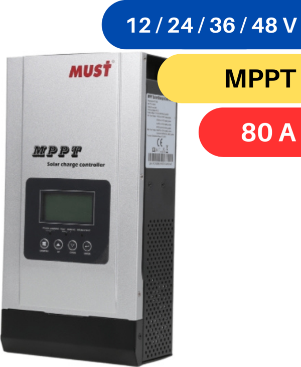 LEXRON 80A  80 Amper MPPT ŞARJ KONTROL CİHAZI - Image 1