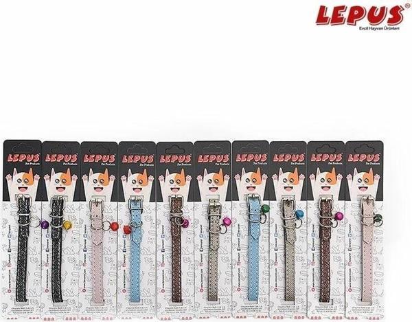 Lepus Deri Simli Kedi Boyun Tasması 1 Adet - Image 1