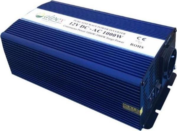 Alpex 1000 Watt 12V Tam Sinüs Inverter - Image 1