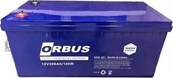 Orbus 12V 200Ah Jel Akü - Image 1