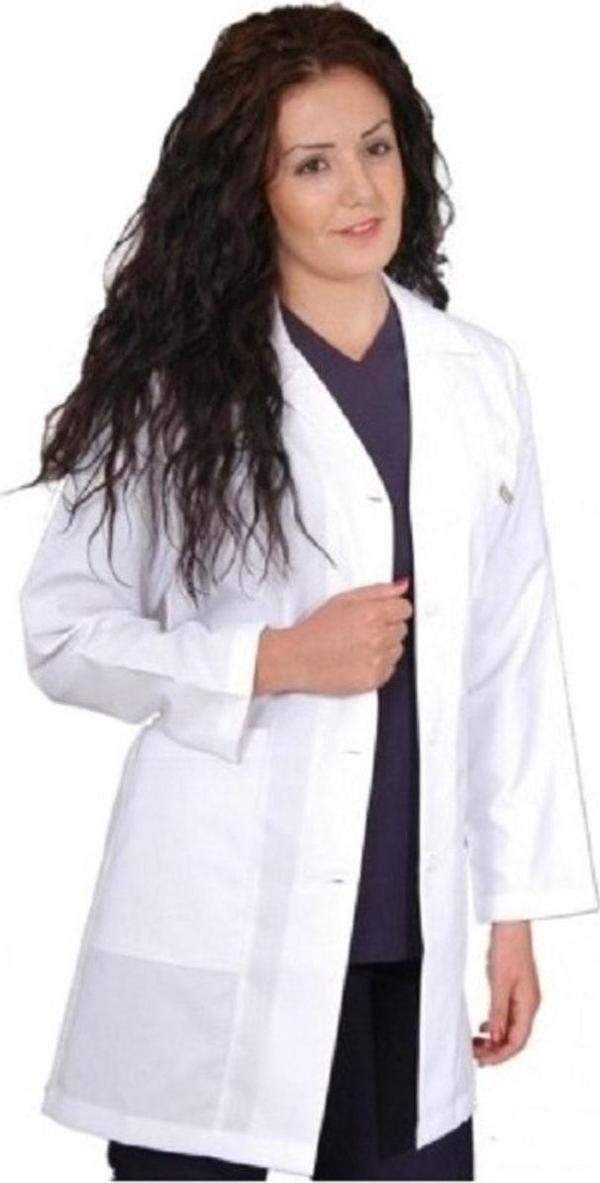 Kg Tekstil Büyük Beden Doktor Öğretmen Sağlıkçı Önlüğü - Image 1