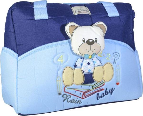 Rain Baby Anne Bebek Lüks Malzeme Çantası Ayıcık Desenli - Image 1