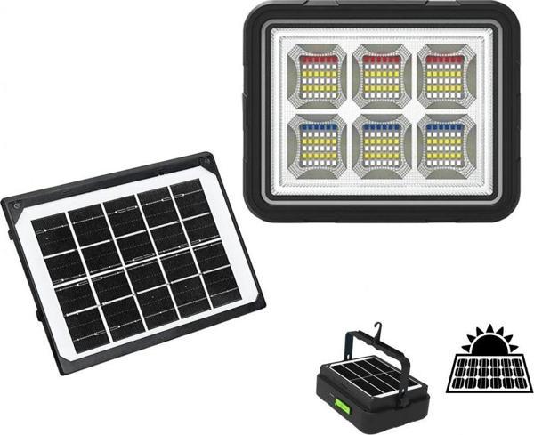 150W Güneş Enerjili Solar Kamp Feneri - Projektör WS-5570 - Image 1