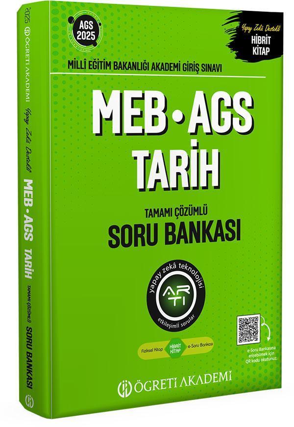 2025 MEB-AGS Tarih Tamamı Çözümlü Soru Bankası - Pegem Akademi Yayıncılık - Image 1