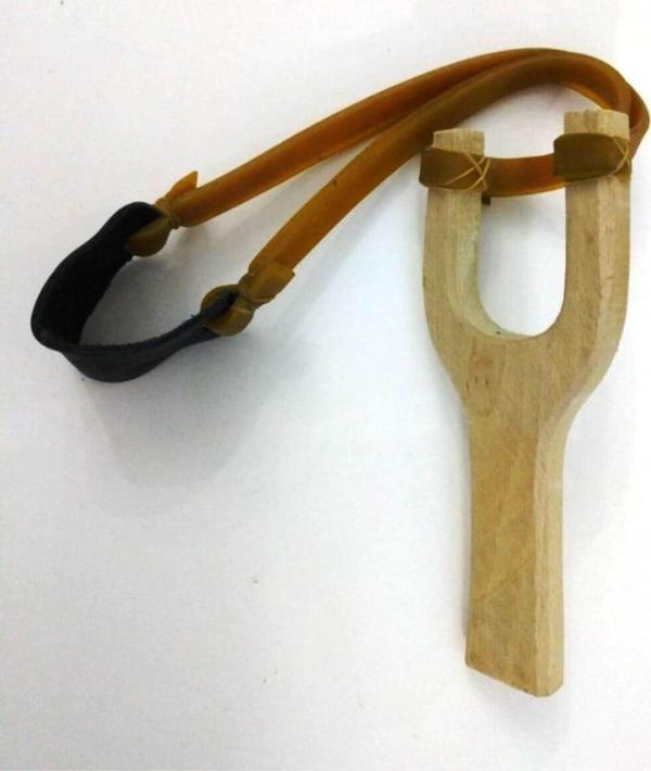 Ağaç Saplı Kuş Lastiği-sapan - Image 1