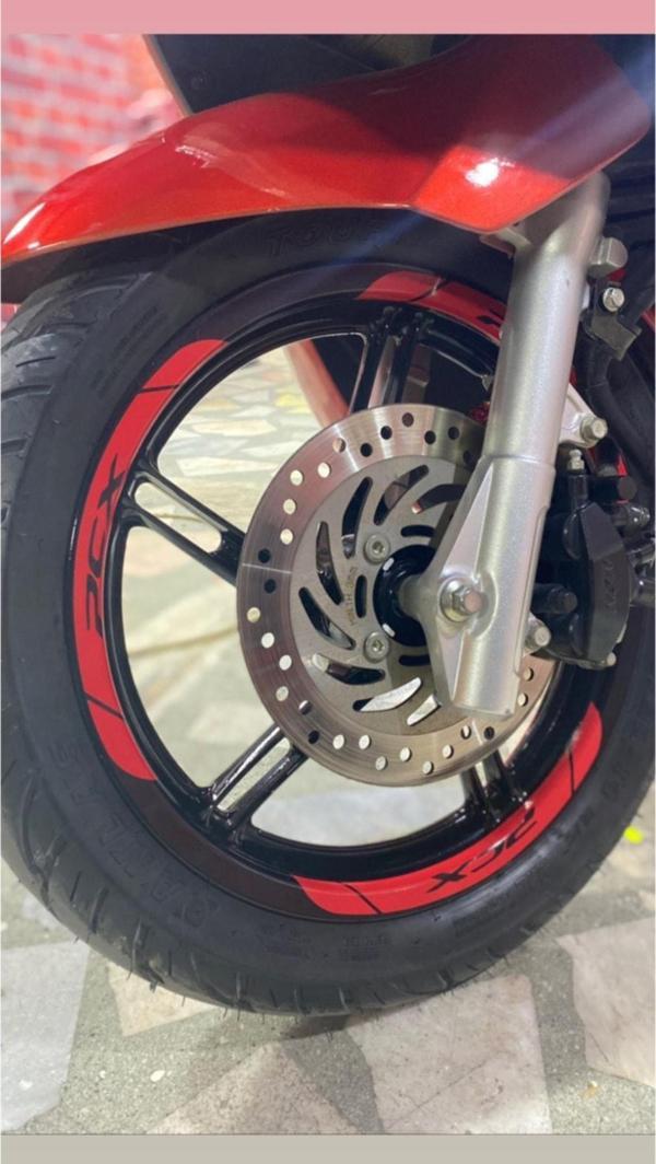 Yeni Motosiklet Jant Şeridi Pcx Yazılı Kırmızı Sağ-Sol/Ön-Arka - Image 1