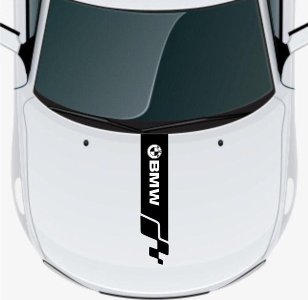 Bmw İçin Uyumlu Aksesuar Oto Kaput Şerit Sticker - Image 1