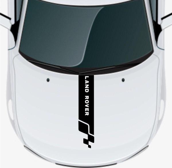 Land Rover İçin Uyumlu Aksesuar Oto Kaput Şerit Sticker - Image 1