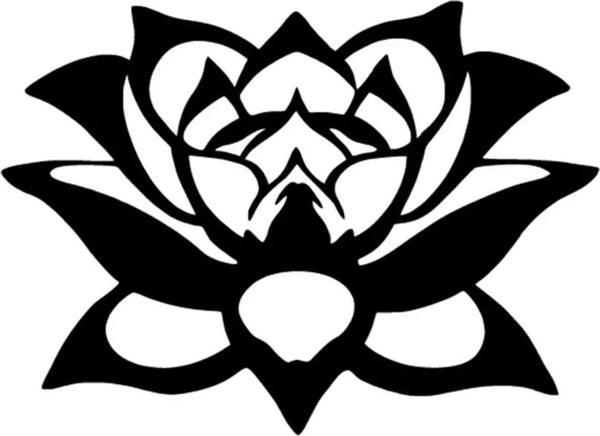Lotus Çiçeği Sticker 30 X 21 Cm - Image 1