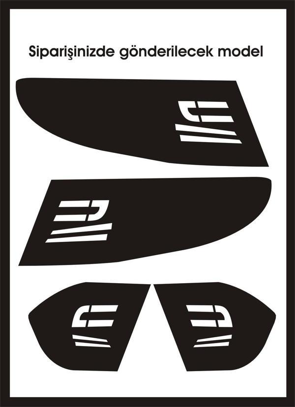 Fluence İçin özel yeni uyumlu Aksesuar Stop Farı Led Görünümlü Oto özel yeni sticker - Image 1