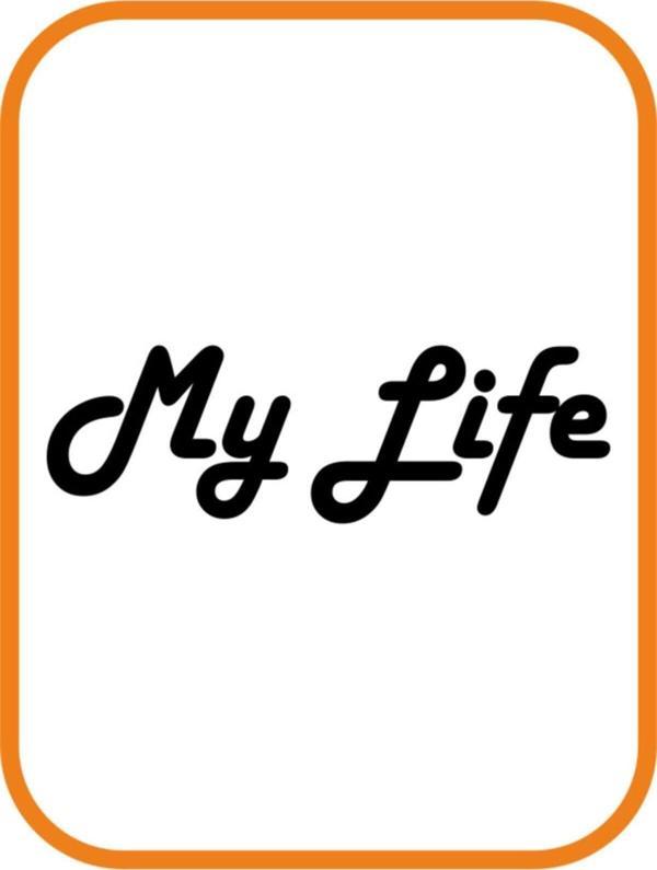 My Life - Benim Hayatım Oto Motor Sticker Siyah 20*7 Cm - Image 1