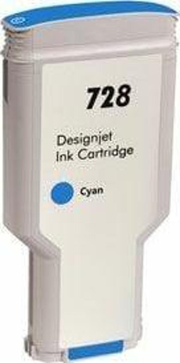 BK HP 728 Cyan Mavi 300ML Muadil Plotter Kartuşu F9K17A - Image 1