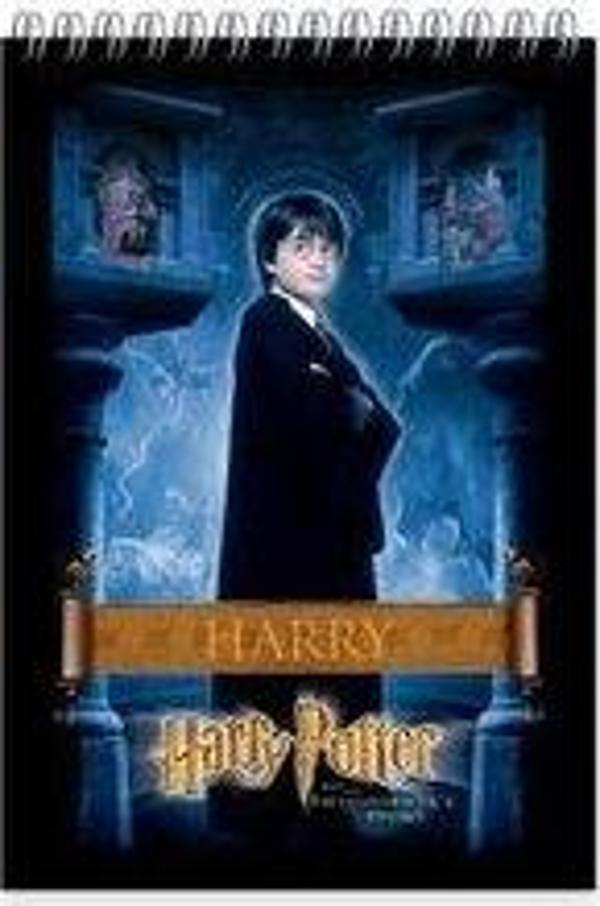 Harry Potter A7 42 Yaprak  Çizgili Spiralli 1 Bloknot - Image 1