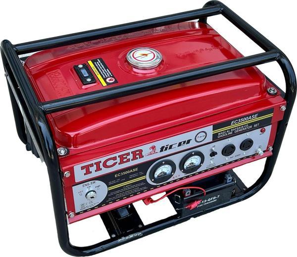 Ticer EC3500ASE Benzinli Marşlı Jeneratör 2,8kW  - Image 1