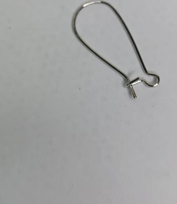 D Tipi Çengel Küpe Aparatı Gümüş Renk 1Kg 5000 Adet - Image 1