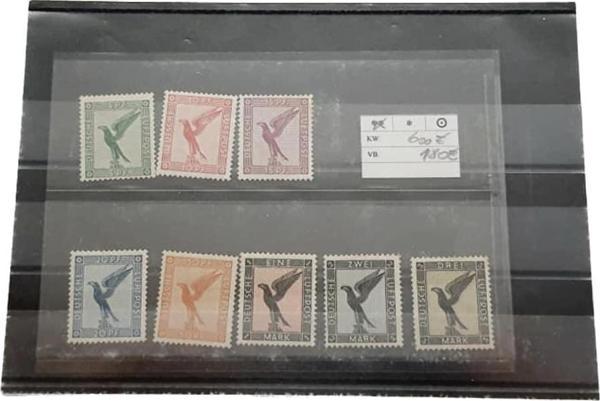 Deutsches Reich 1926 378/384 Kartal Temalı Pul Lotu - Image 1