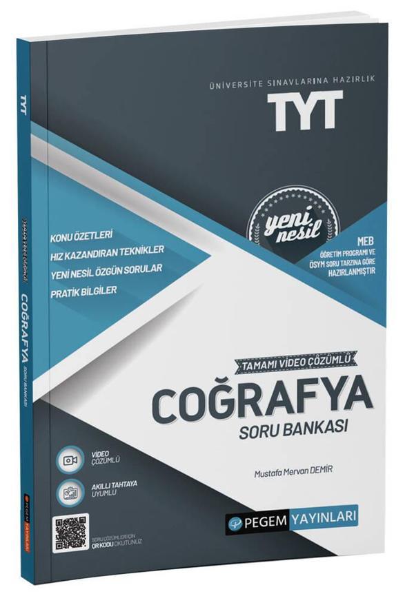 TYT Coğrafya Soru Bankası - Pegem Akademi Yayıncılık - Image 1