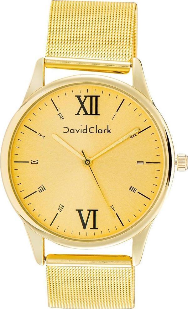 David Clark DC10105M-02 Erkek Kol Saati Gold - Image 1