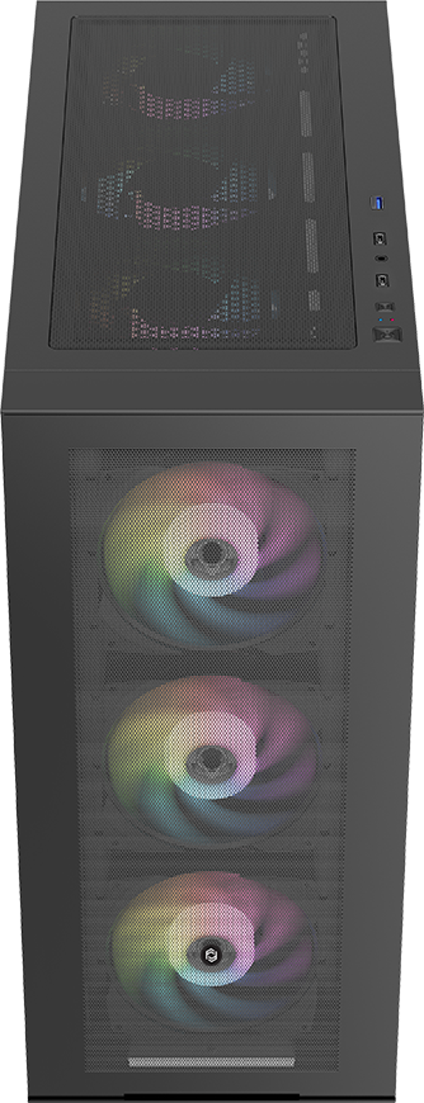 FRISBY FC-9535G 650W 80+ Siyah Mesh Panel Full Tower E-ATX Kasa - Image 1