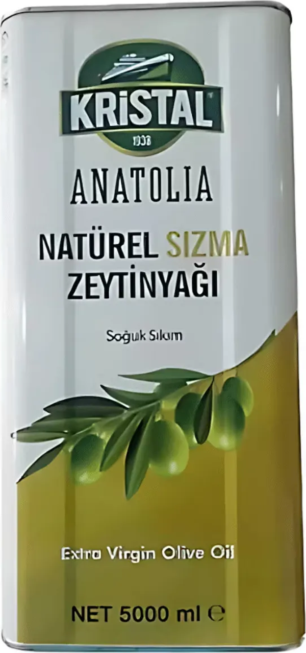 Kristal Anatolia Naturel Sızma Zeytinyağı 5 L - Image 1