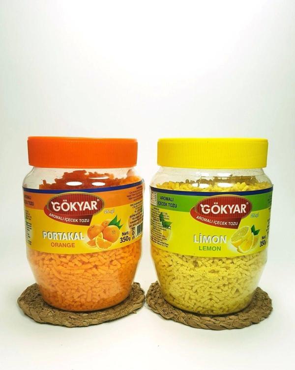 1 Adet Portakal + 1 Adet Limon Aromalı Toz Içecek Oralet 2x350 gr - Image 1