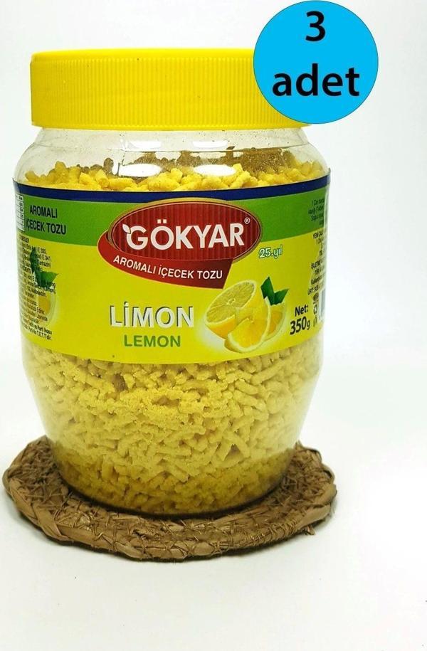 3 Adet Limon Aromalı Toz Içecek Oralet 3x350 gr - Image 1