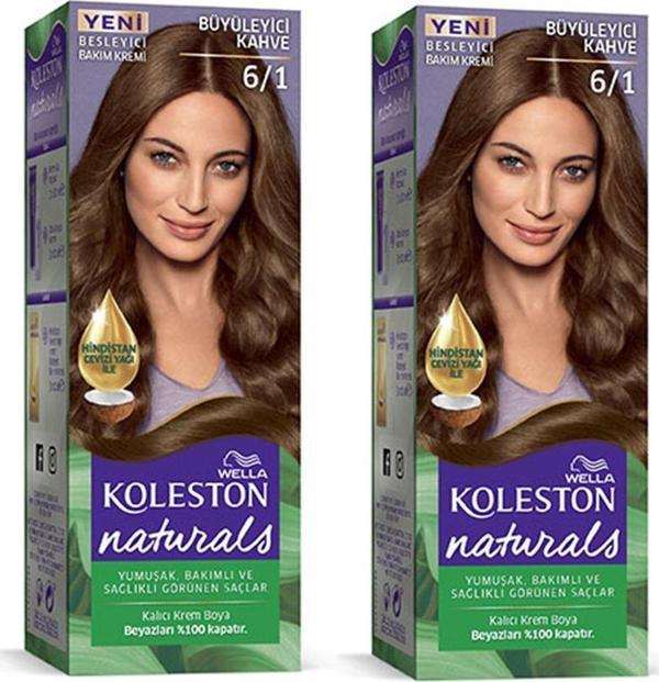 Naturals Saç Boyası Büyüleyici Kahve 6/1 2x Paket - SBS8195-8571 - Image 1